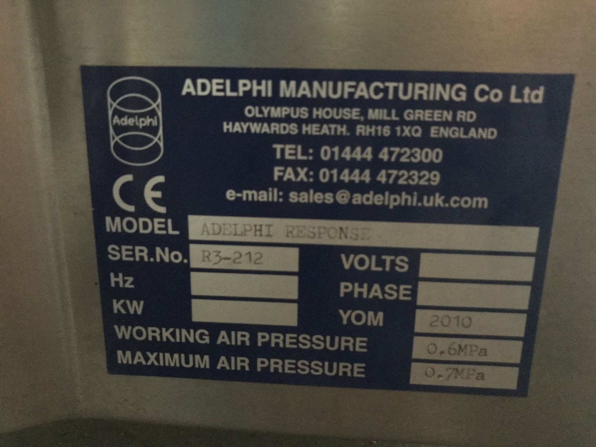 Adelphi Response Filling Machine - Image 8 of 12