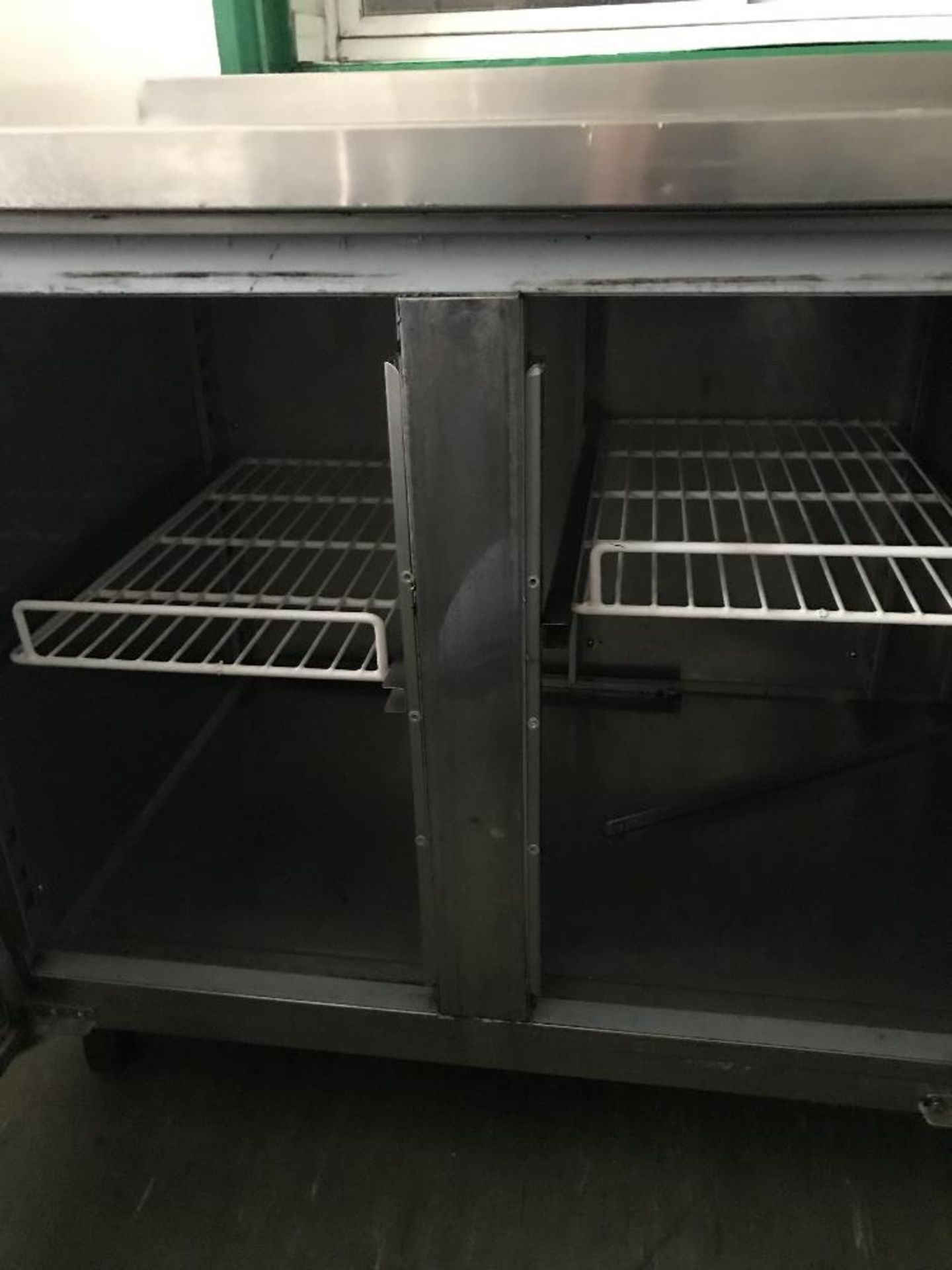 Unbranded 3 door stainless steel refrigerated counter - Image 4 of 5