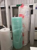 (4) Rolls of bubble wrap, various sizes