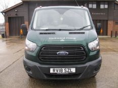 Ford Transit 470 LWB Drop Side Pick Up, Registration No. RV18 SZL