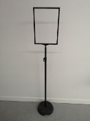 Approx. (80) A3 Parrot Sign Poles with rubber weighted base