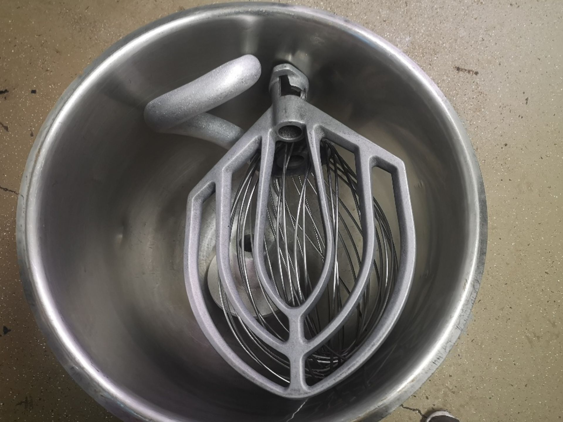 Stainless Steel Planetary Mixing Bowl with (3) Whisk Attachments & Mobile Dolly - Image 3 of 3