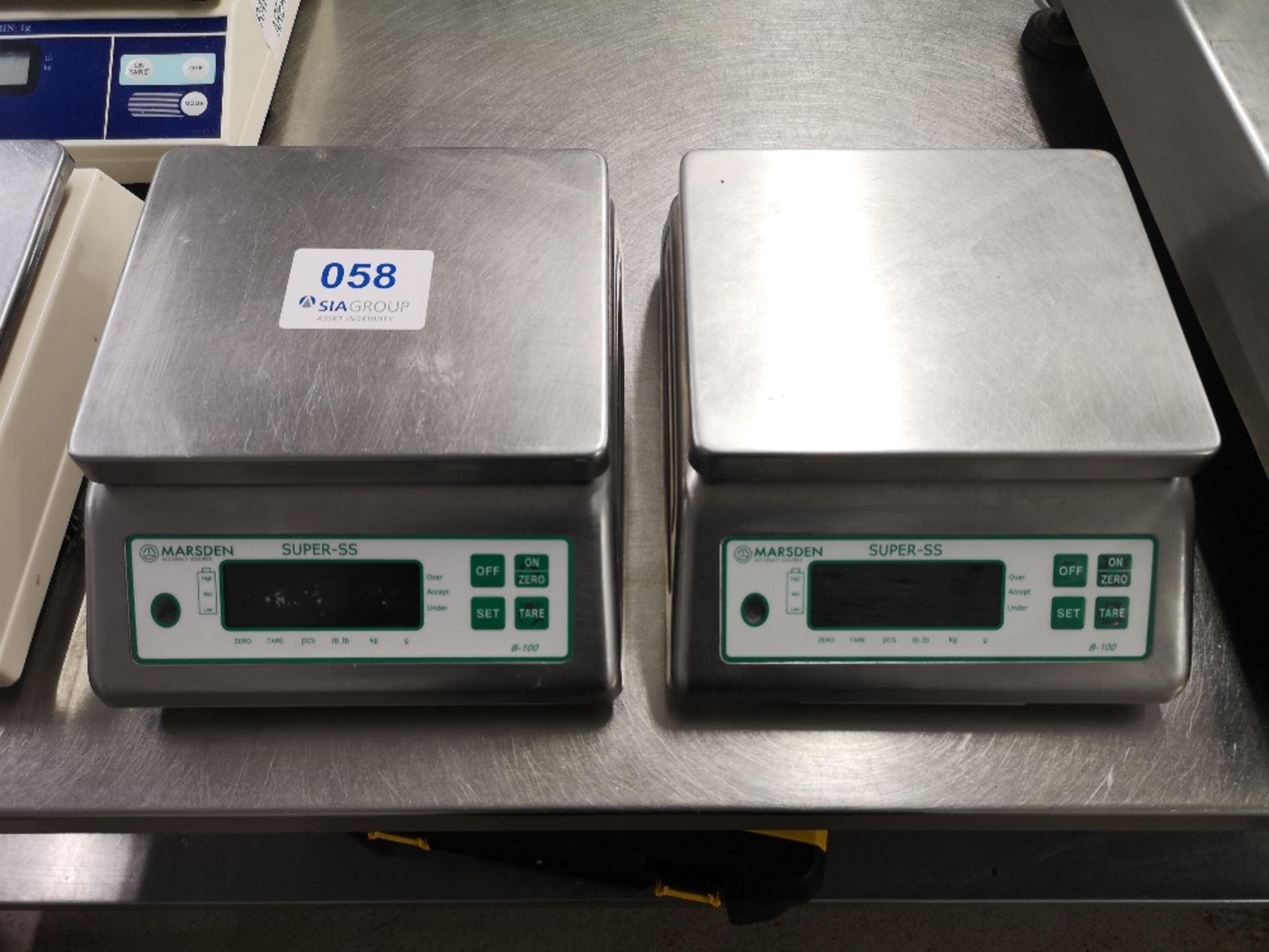 (2) Marsden Super-SS B-100 Bench Scales