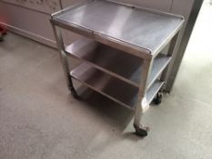 Two Tier Stainless Steel Preparation Table