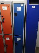 Steel Floor Standing 2 door locker bank