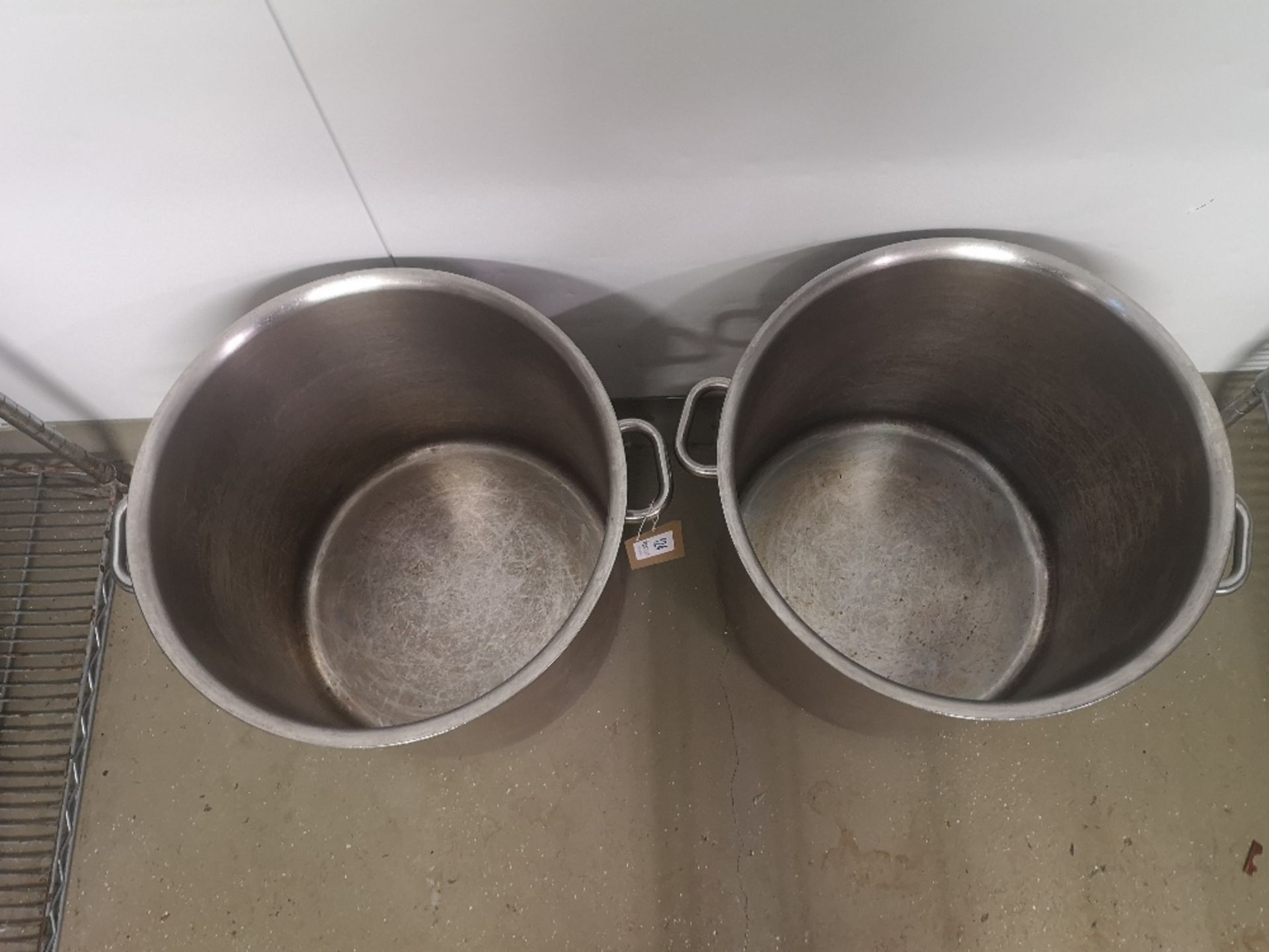 (2) 50L stainless steel Sauce/Stock Saucepans - Image 2 of 2