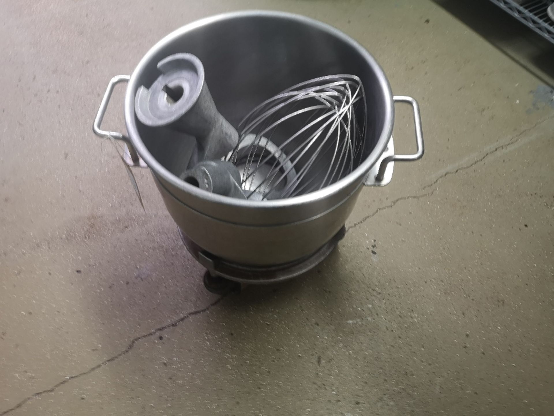 Stainless Steel Planetary Mixing Bowl with (4) Whisk Attachments & Mobile Dolly - Image 2 of 4