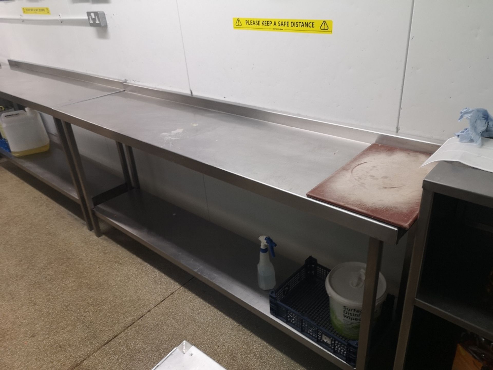 (2) Two Tier Stainless Steel Preparation Tables - Image 3 of 3