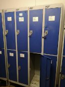 Steel Floor Standing 8 door locker bank