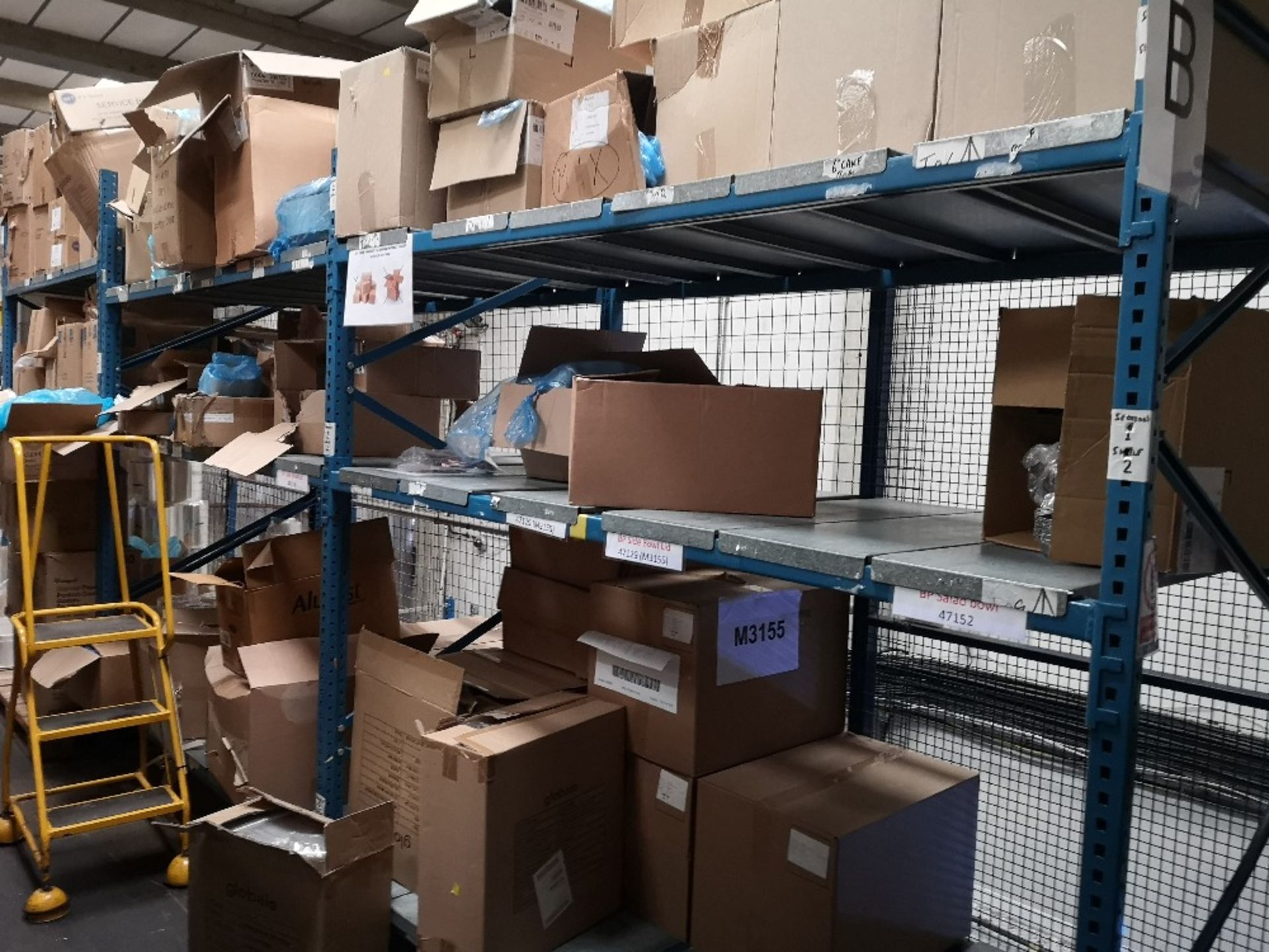 (8) Bays of Light Duty Racking - Image 3 of 5