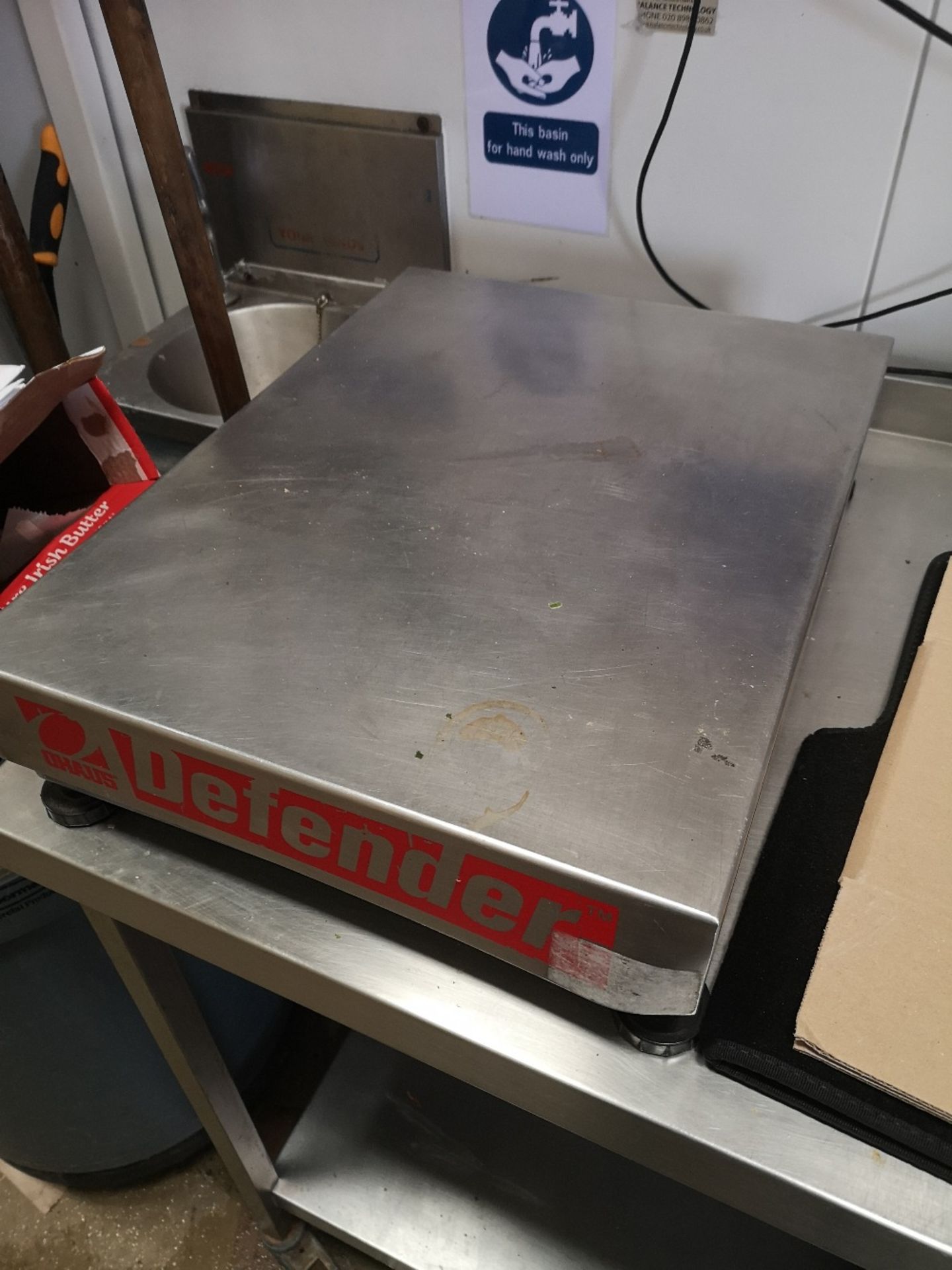 Ohaus Defender D150BL Stainless Steel 300lb Platform Scales - Image 2 of 3