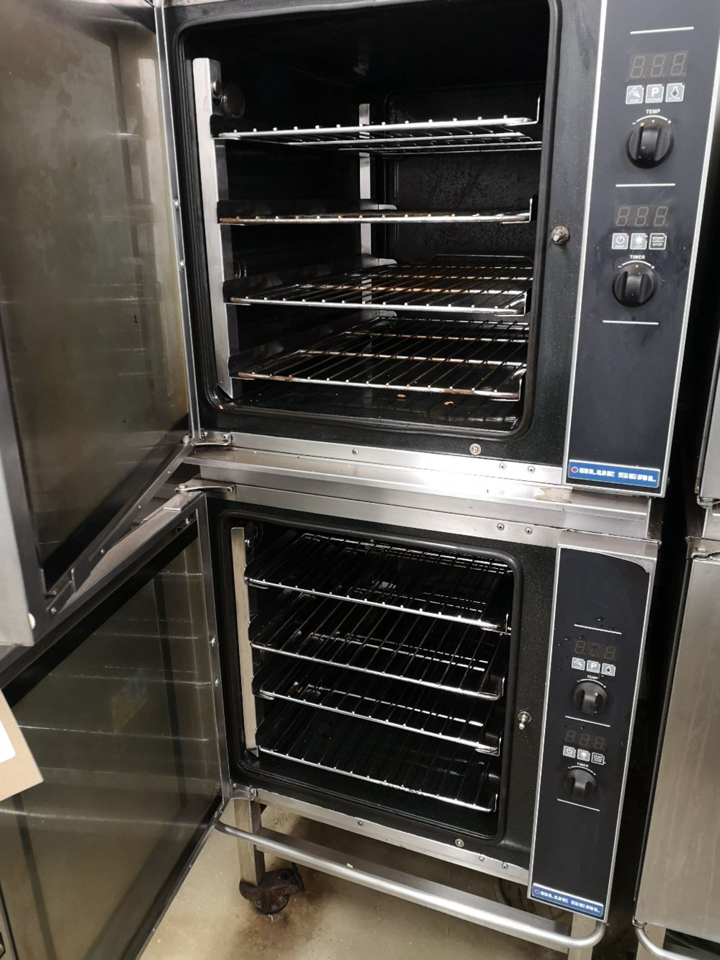 (2) Blue Seal Turbofan E32D4 166 Litre Four Tray Convection Ovens - Image 2 of 2