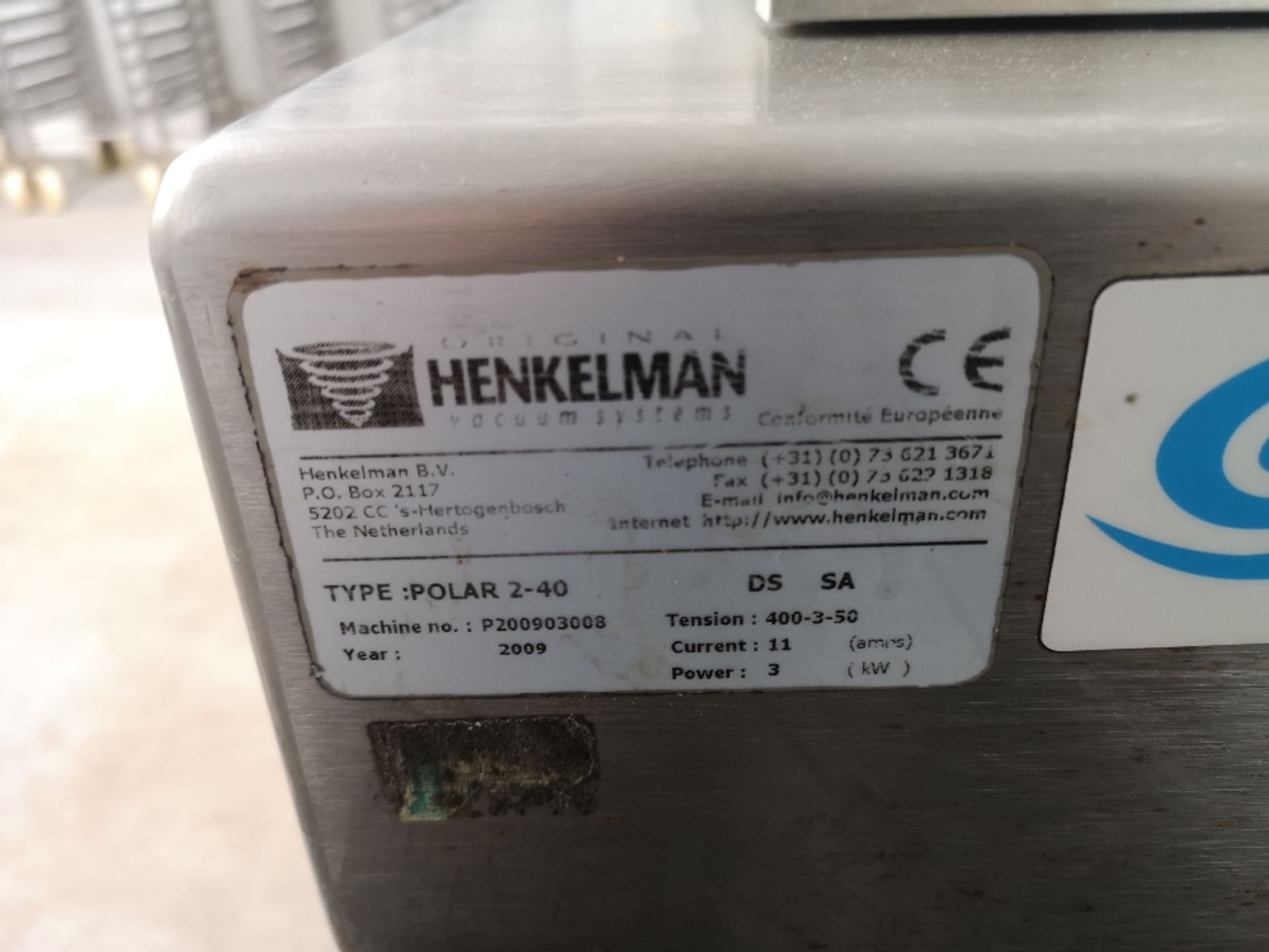 Henkelman Polar 2-40 Double Chamber Vacuum Packer - Image 6 of 7