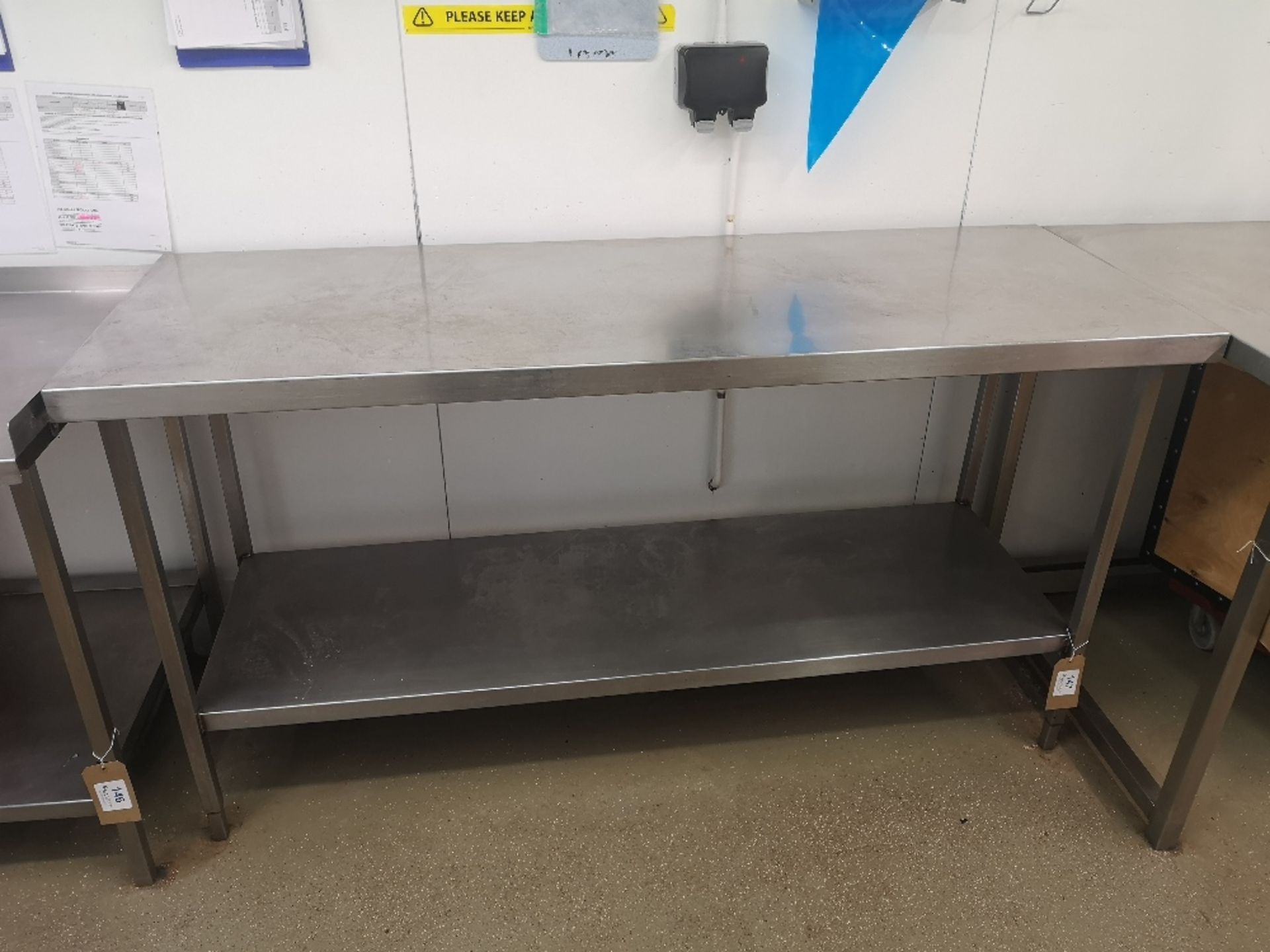 Two Tier Stainless Steel Preparation Table