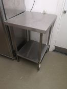 Stainless Steel Square Preparation Table