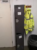 Steel Floor Standing 2 door locker bank