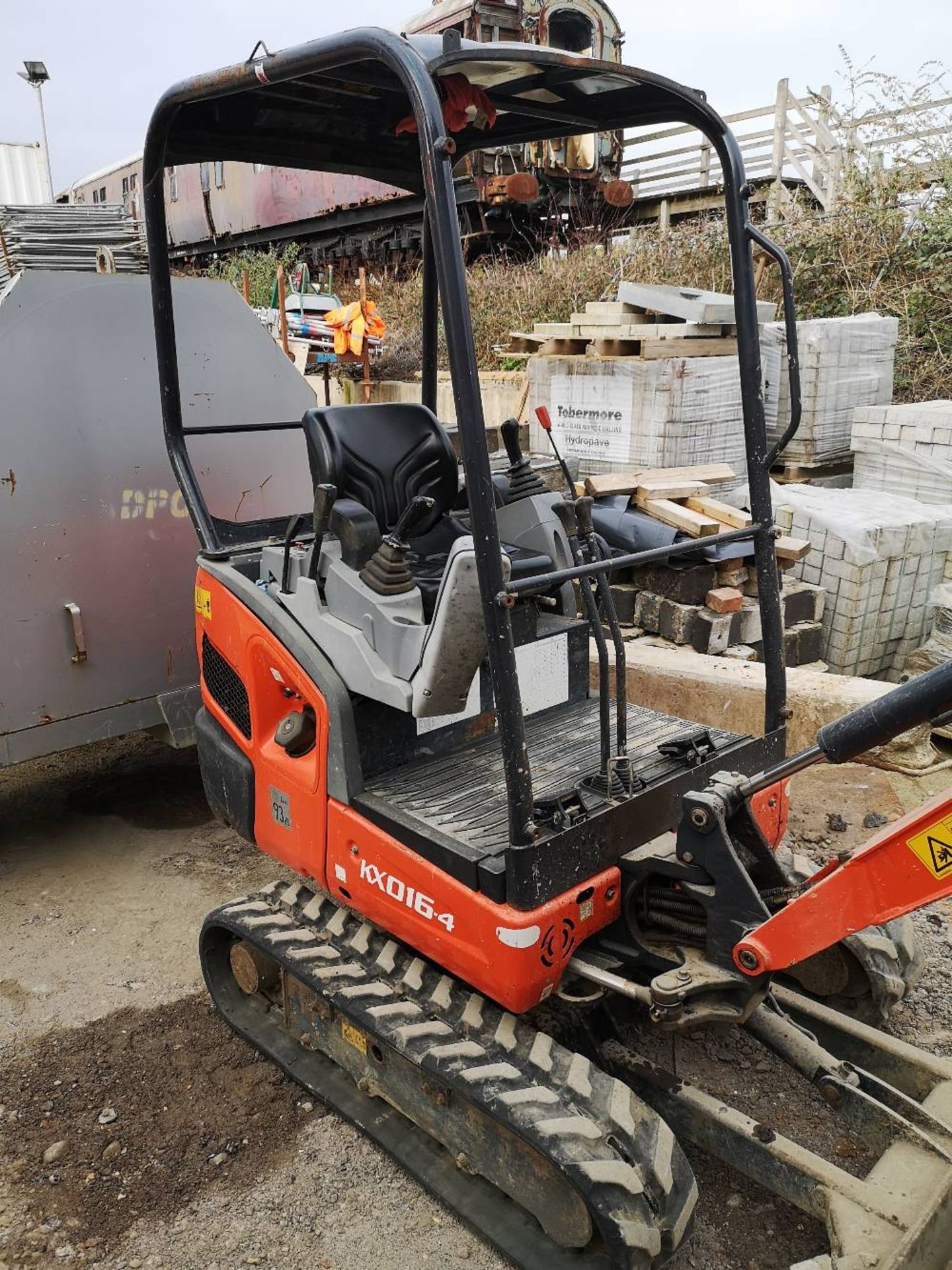 2016 Kubota KX016-4 Mini Excavator with Canopy - Image 2 of 7