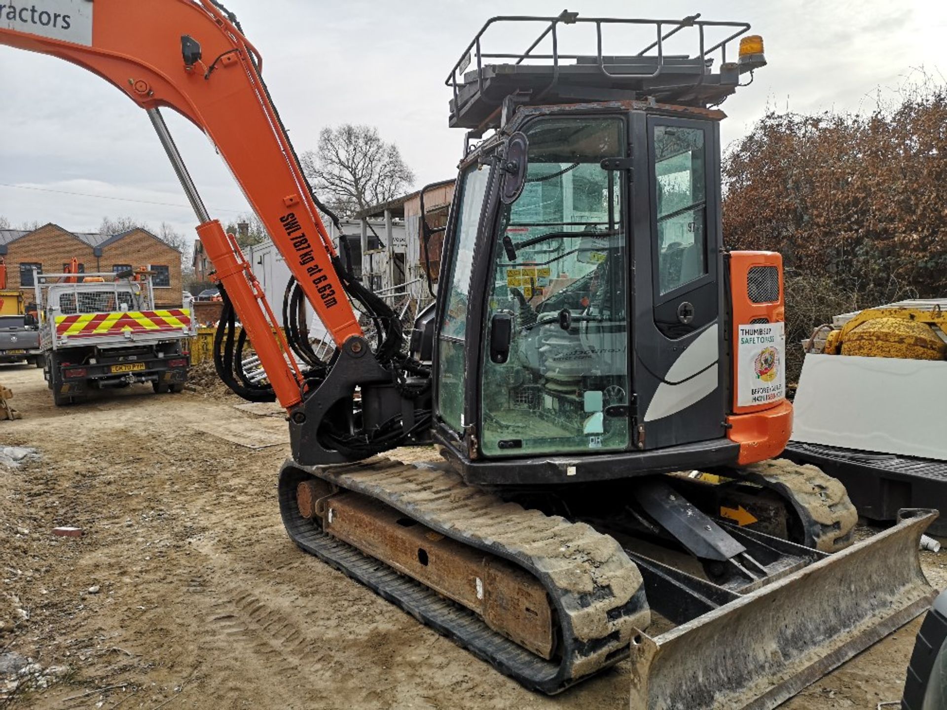 2017 Hitachi ZX85USB-5A Midi Excavator - Image 13 of 16