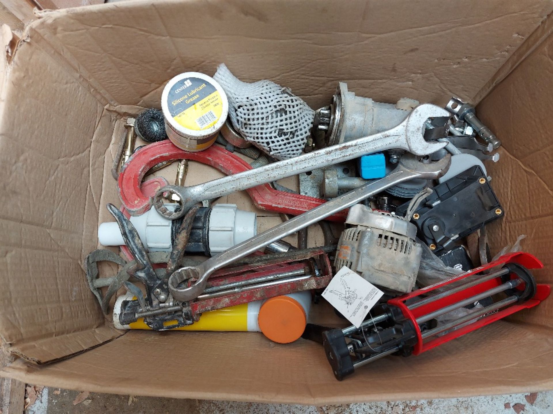 Contents of Box to include Small Tools and Parts