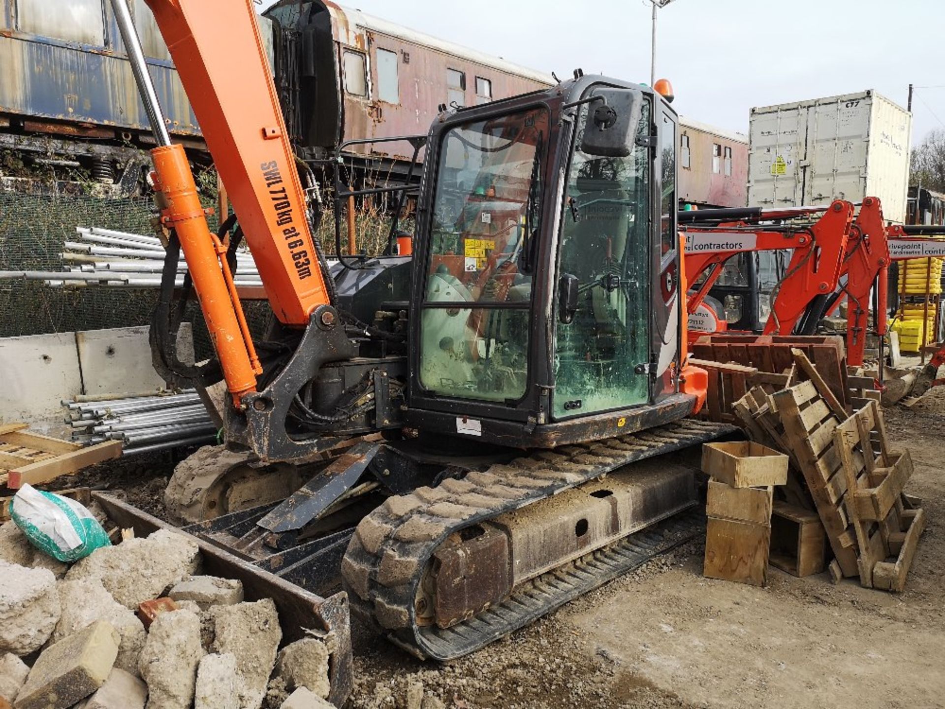 2013 Hitachi ZX85USB-5A Midi Excavator - Image 17 of 21