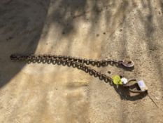 Single Leg 10mm Chain Sling c/w C-Hook and Shortener