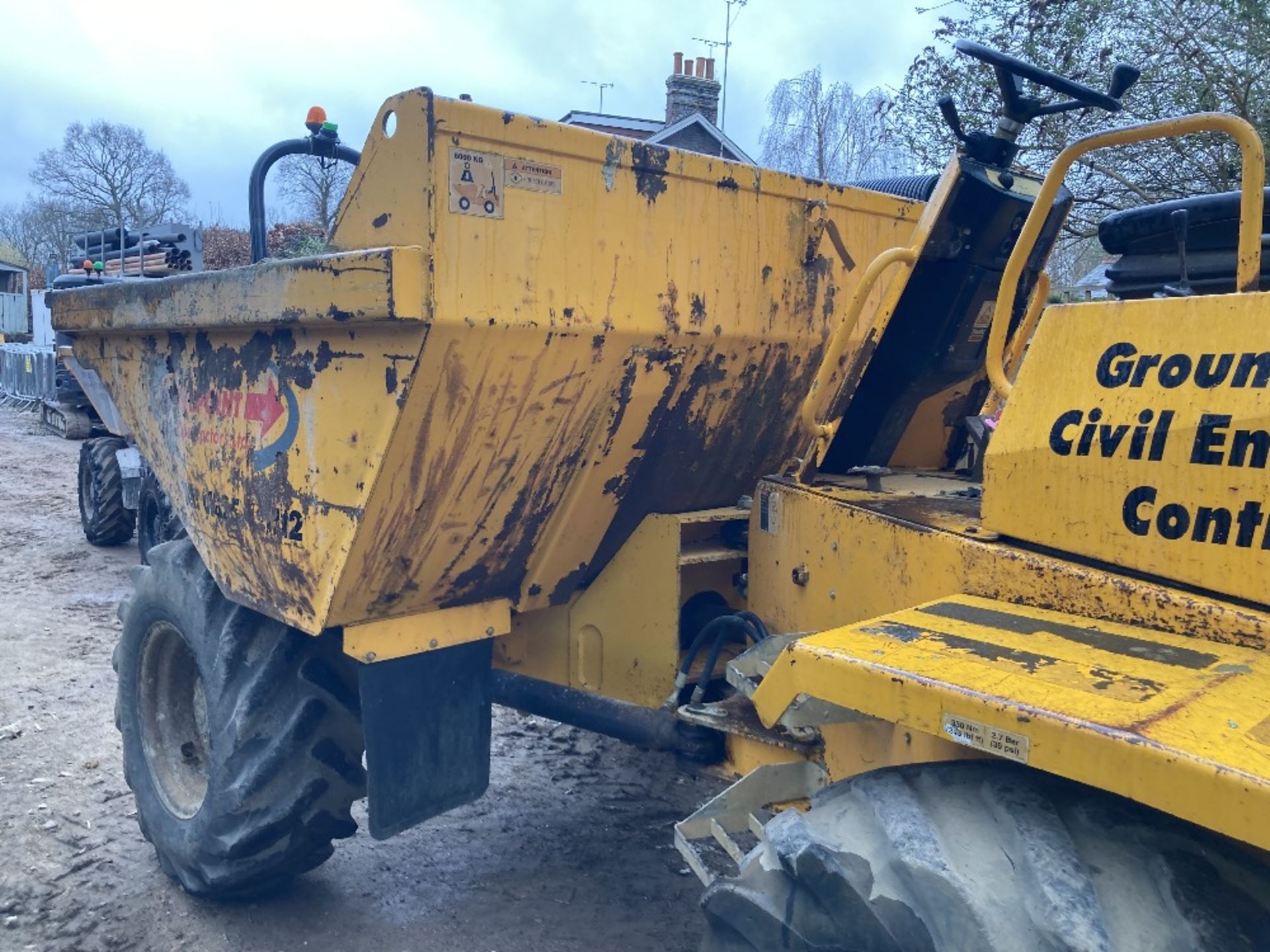 2008 Thwaites 6T forward tip 4X4 Dumper - Image 6 of 10