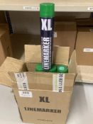 (9) New Cans of 750ml Green Line Marker Paint