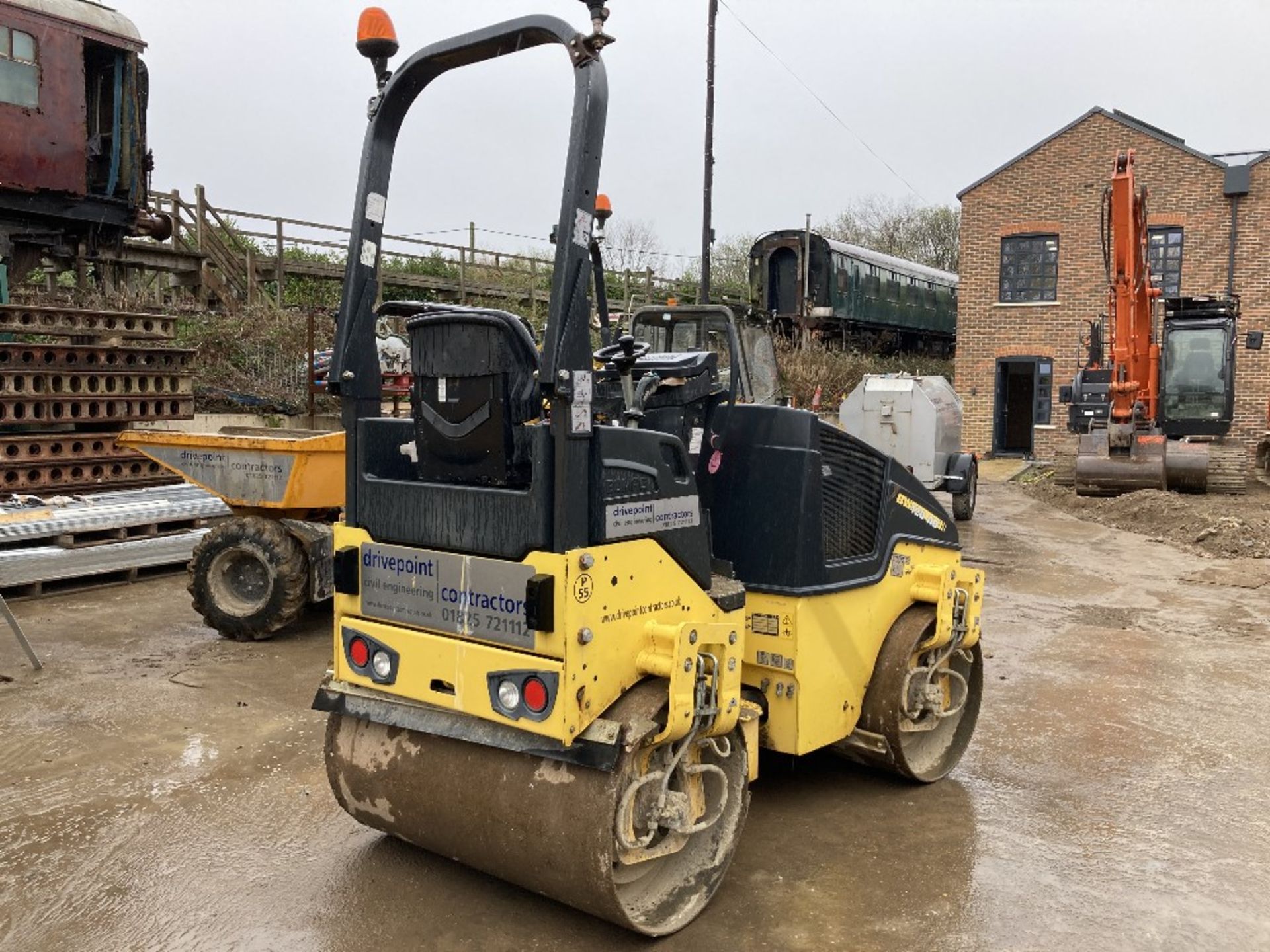 2016 Bomag BW120AD-5 Tandem Vibration Roller - Image 3 of 8