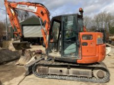 2013 Hitachi ZX85USB-5A Midi Excavator