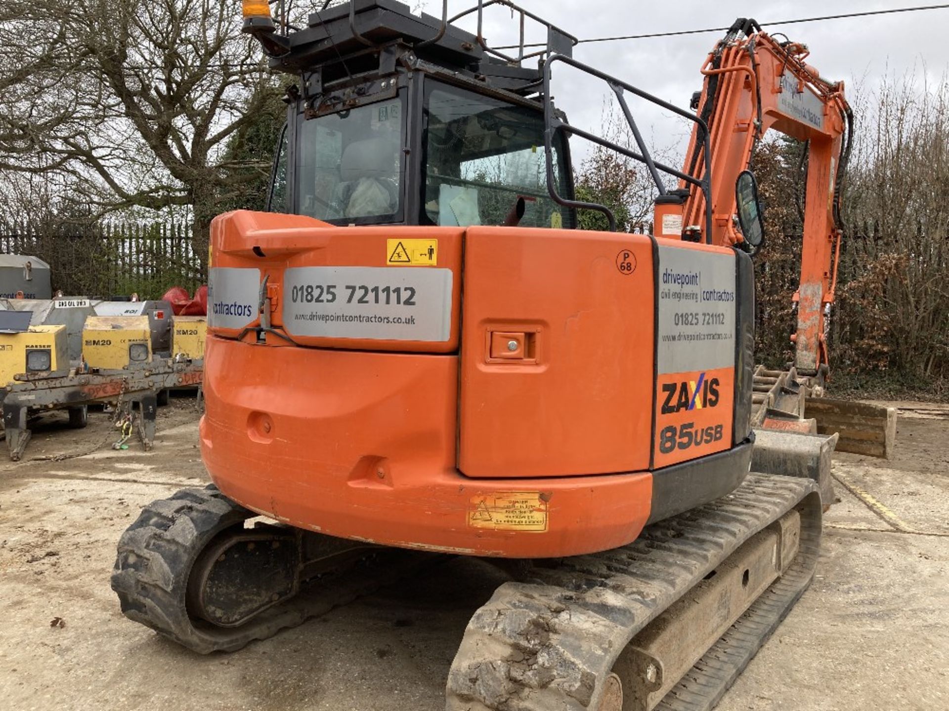 2017 Hitachi ZX85USB-5A Midi Excavator - Image 10 of 15