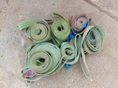 Quantity of Assorted Lifting Straps
