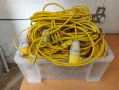(12) 110V 16A Extension Leads, Approx. 14m