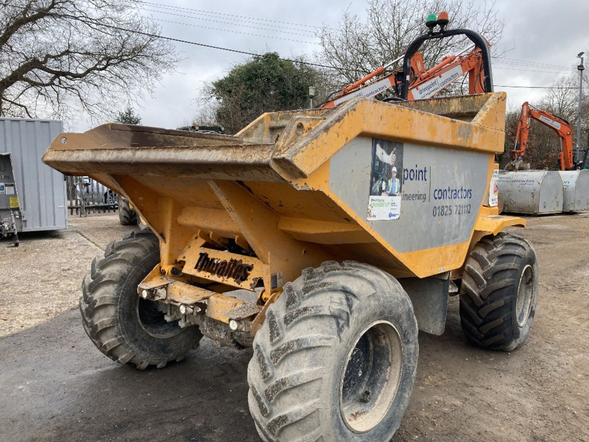 2016 Thwaites 9T forward tip 4X4 Dumper - Image 7 of 11