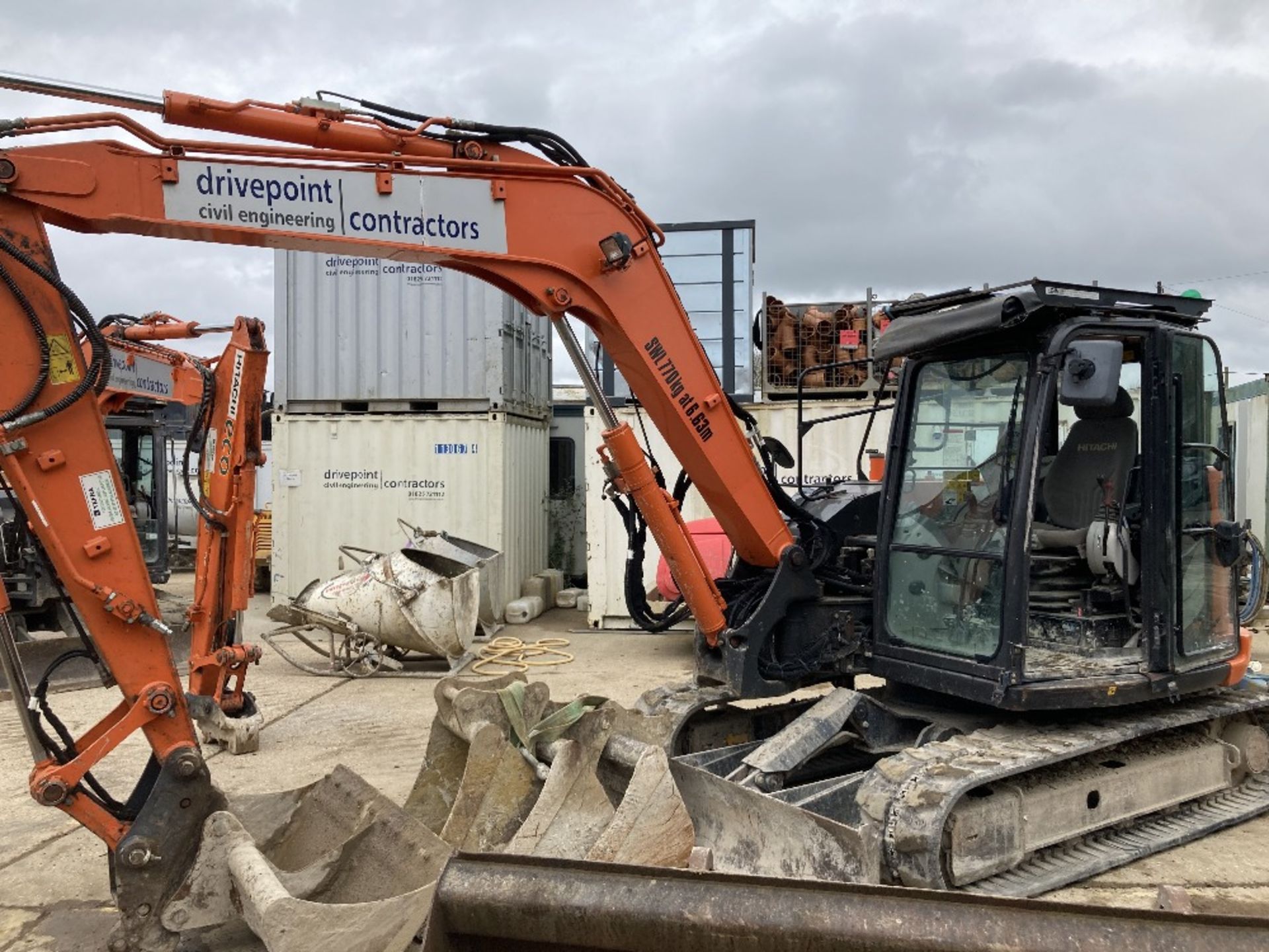 2015 Hitachi ZX85USB-5A Midi Excavator