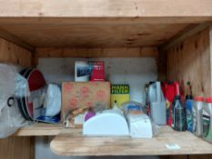 Contents of Shelf to include Vehicle Consumables