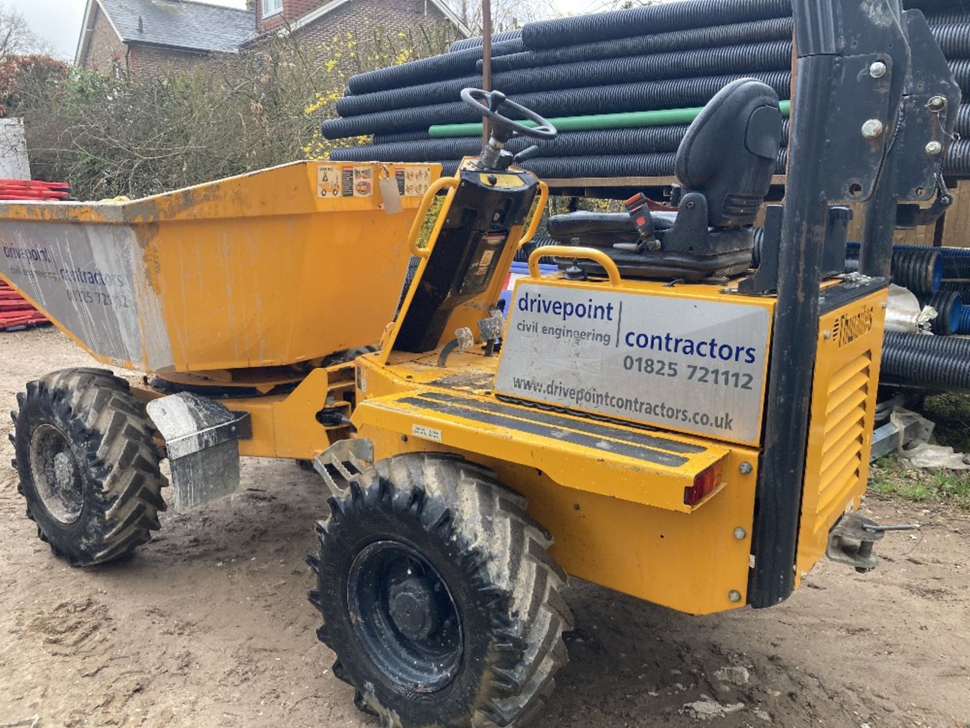 2017 Thwaites 3T 4x4 Power Swivel Dumper - Image 4 of 9