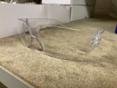 (36) Pairs of New Clear Safety Glasses