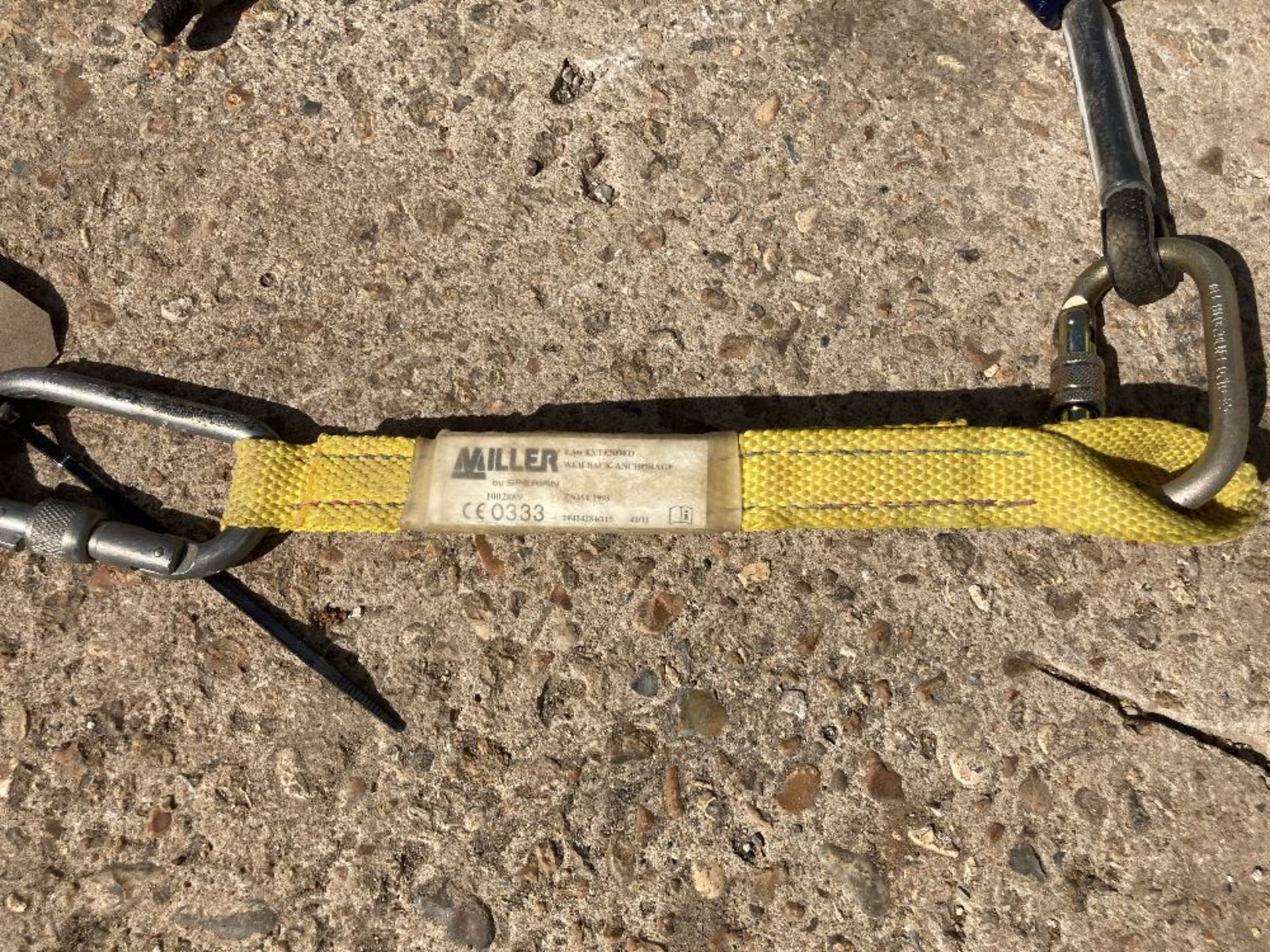 Safety Rope c/w Stein SS-146203 13mm Rope Grab and Miller Web Back Anchorage - Image 3 of 5