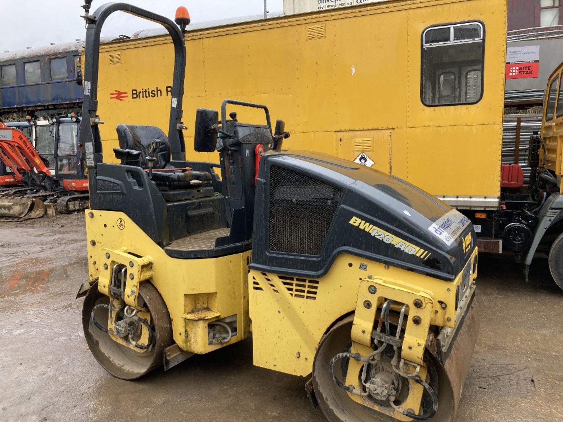 2013 Bomag BW120AD-5 Tandem Vibration Roller