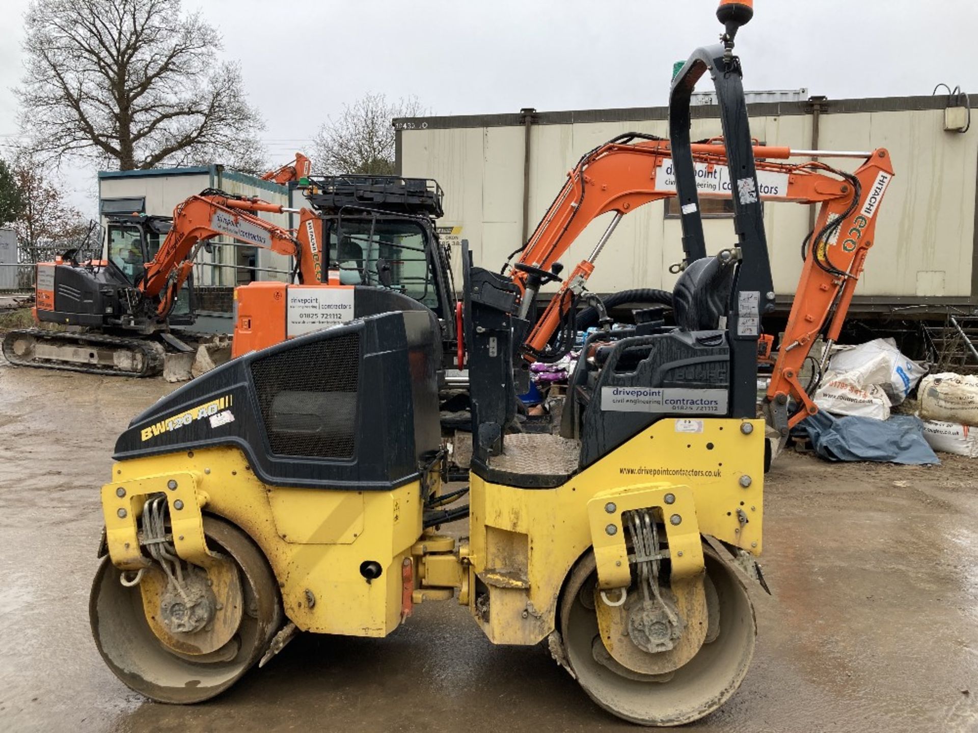 2016 Bomag BW120AD-5 Tandem Vibration Roller - Image 5 of 8