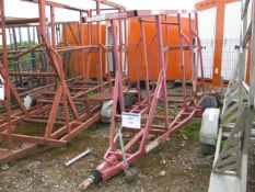 Indespension single axle coil trailer