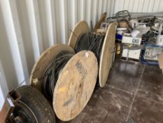 (2) Large storm products 9 core cable reels