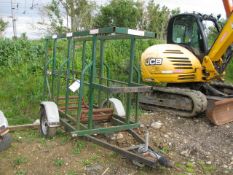 Pipe To Site single axle Coil trailer