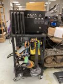 ES Robotics part assembled control panel for robotic excavator with assocaited components