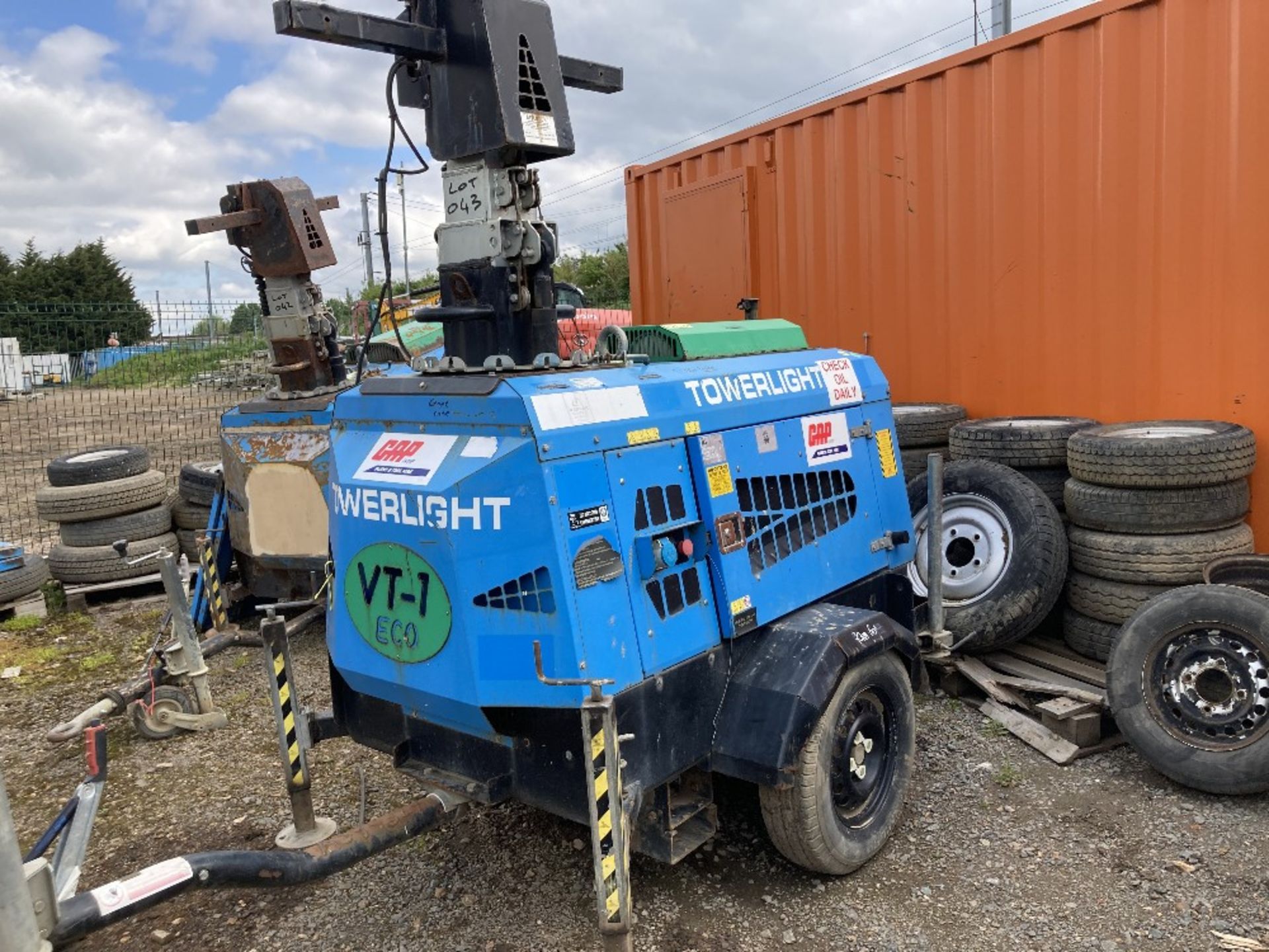 Towerlight Superlight VT1 diesel powered lighting tower - Image 11 of 14