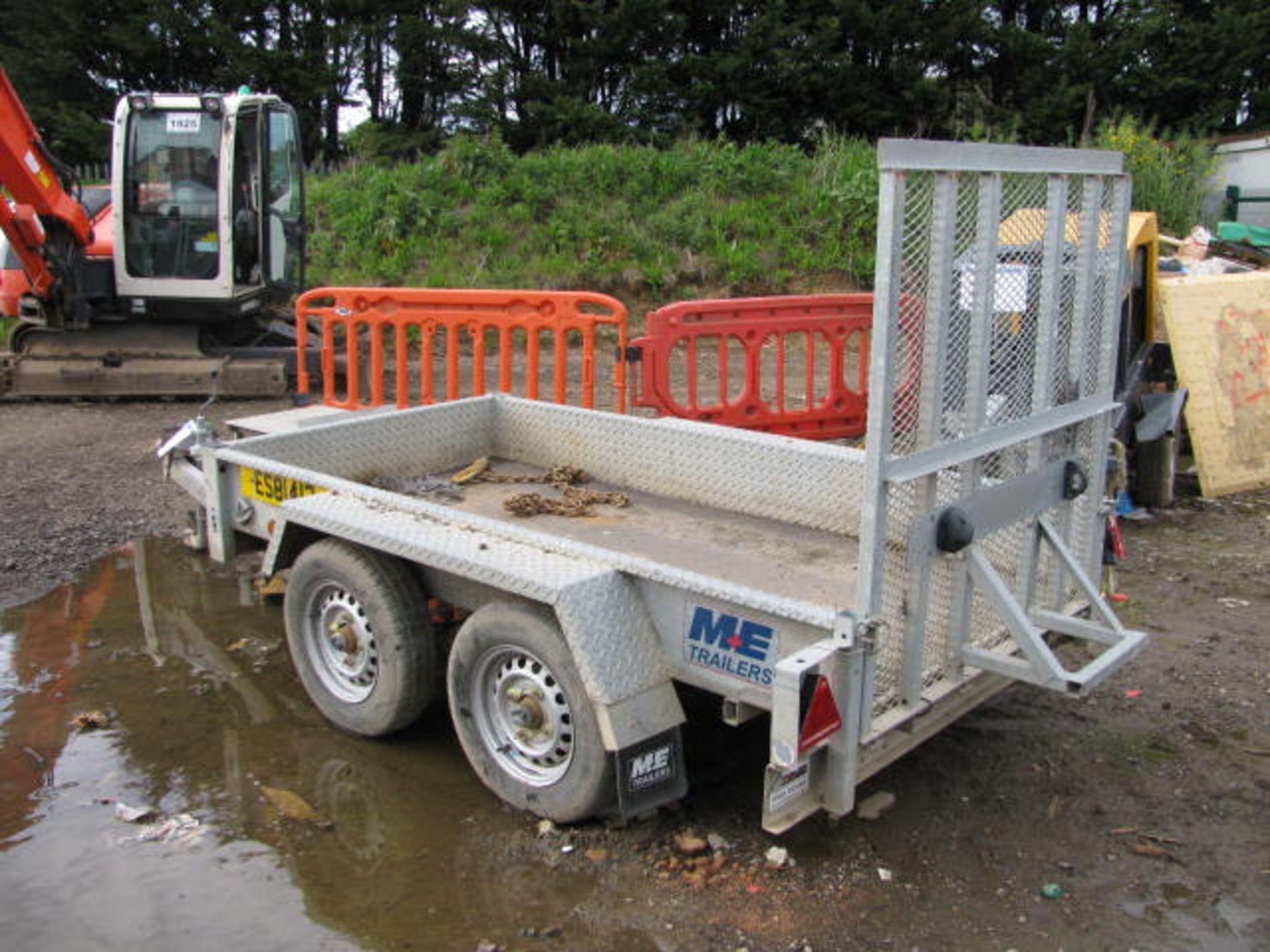 M+E Trailers tandem axle plant trailer - Image 3 of 5