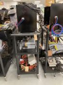 ES Robotics part assembled control panel for robotic excavator with assocaited components