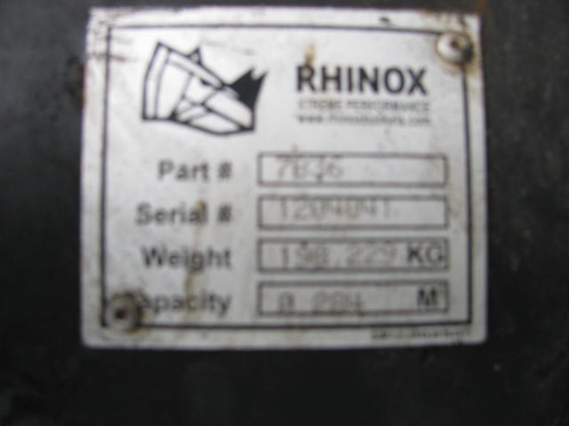 Rhinox Part No. 7B36 excavator bucket - Image 3 of 3