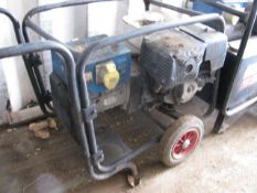 Trolley mounted petrol engined generator set