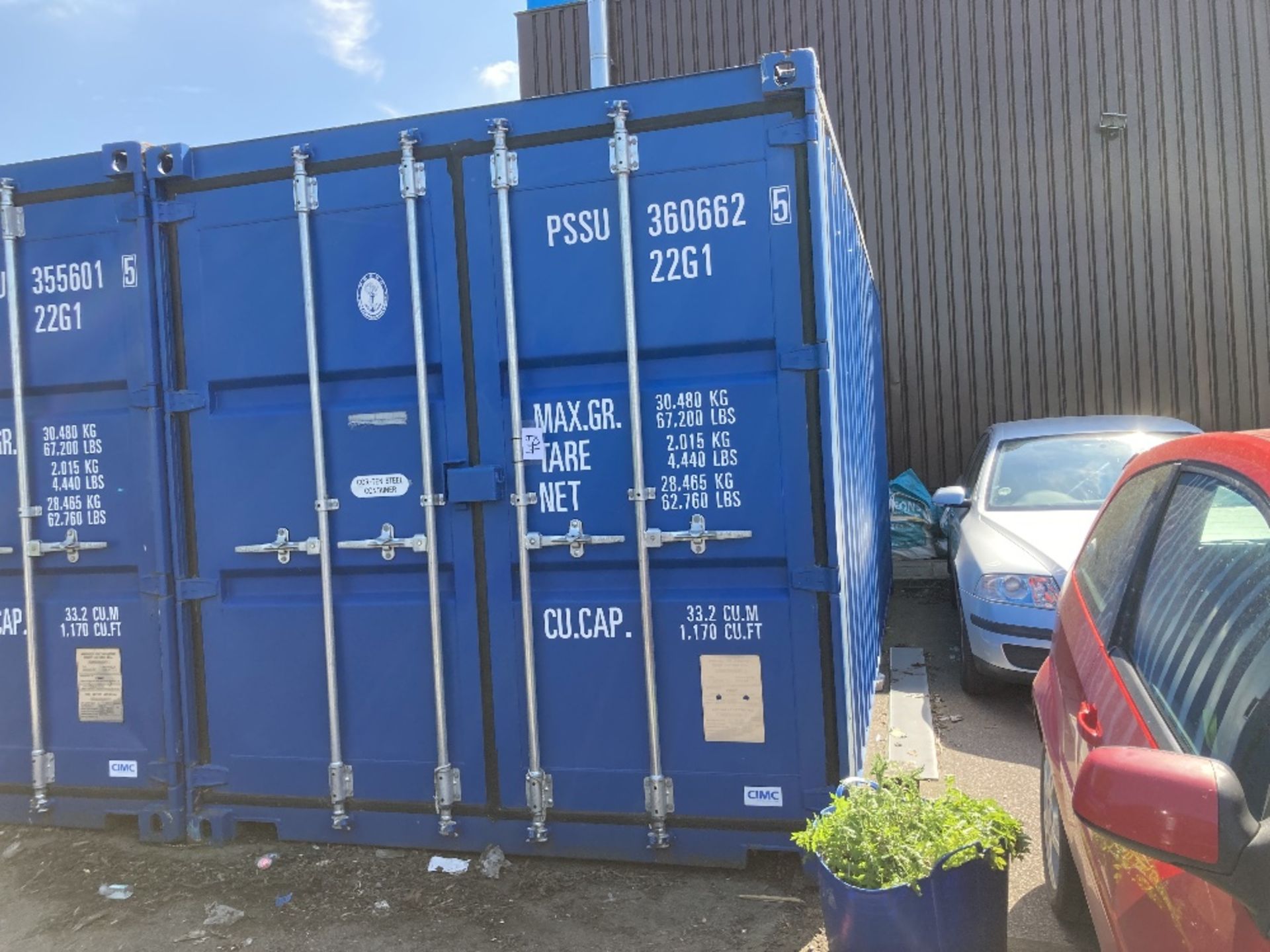 20ft Steel shipping container